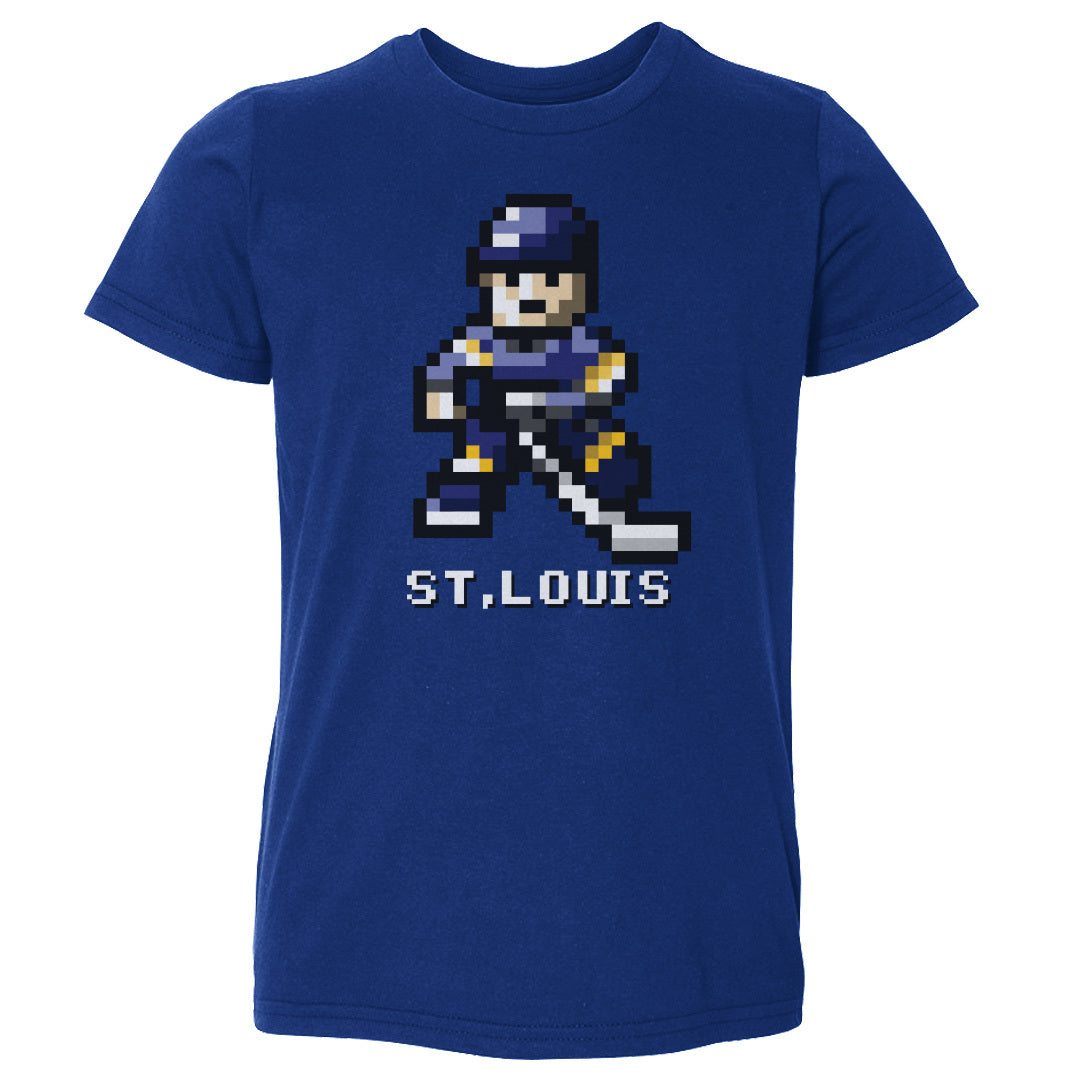 St. Louis Hockey 8-bit WHT