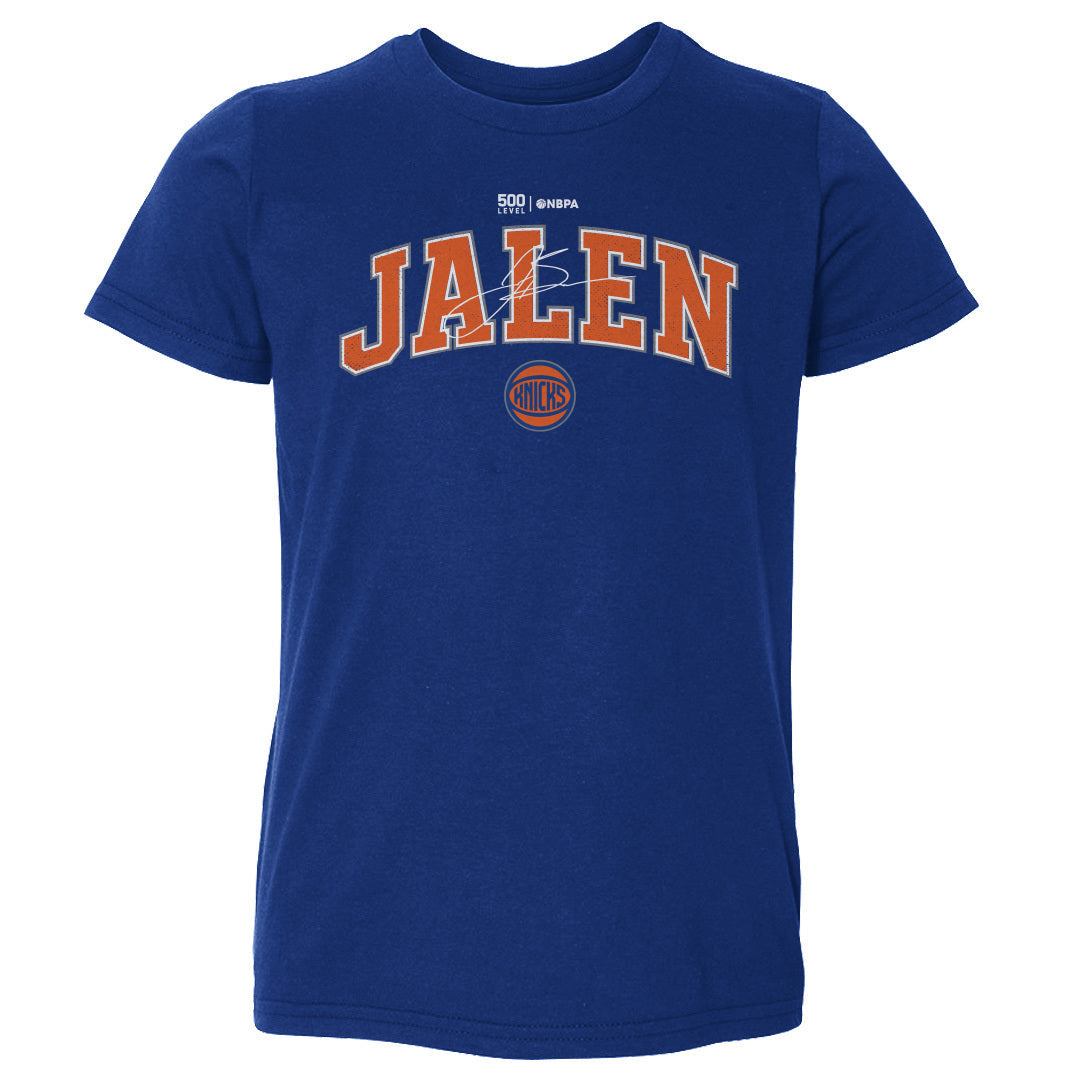 Jalen Brunson New York Knicks Team Font WHT