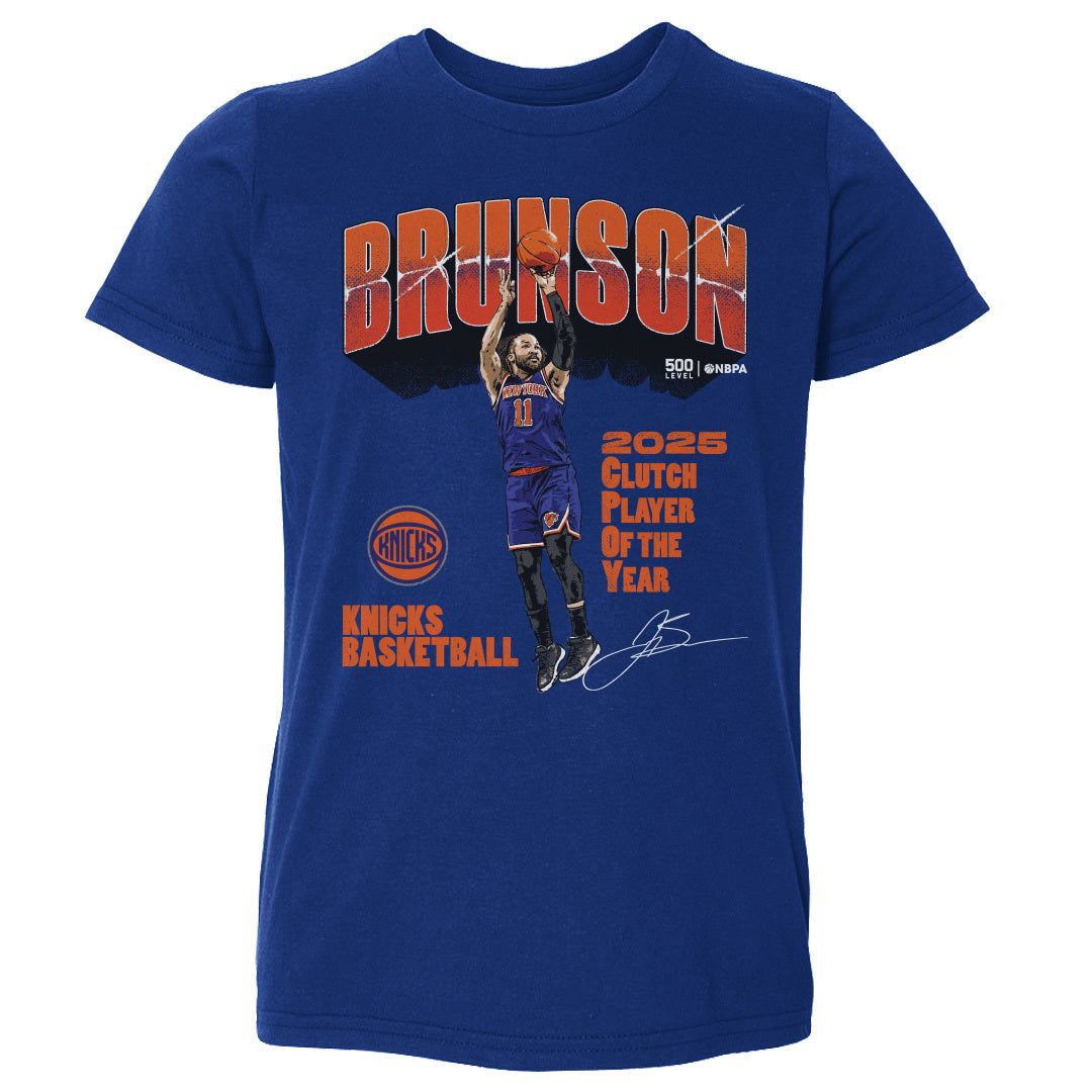 Jalen Brunson New York Knicks 2025 Clutch Player Of The Year WHT