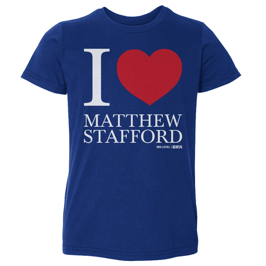 Matthew Stafford Los Angeles R I Love WHT
