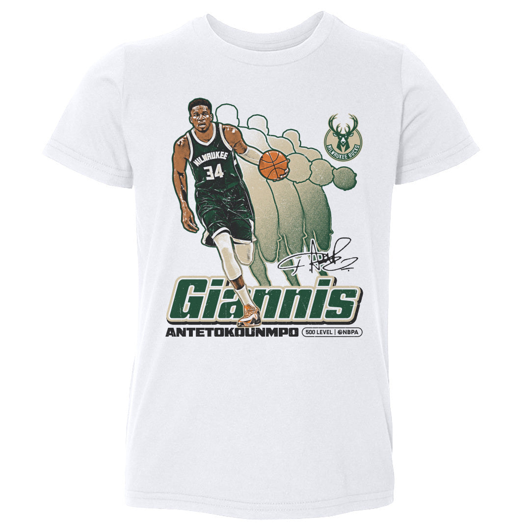 Giannis Antetokounmpo Milwaukee Bucks Retro