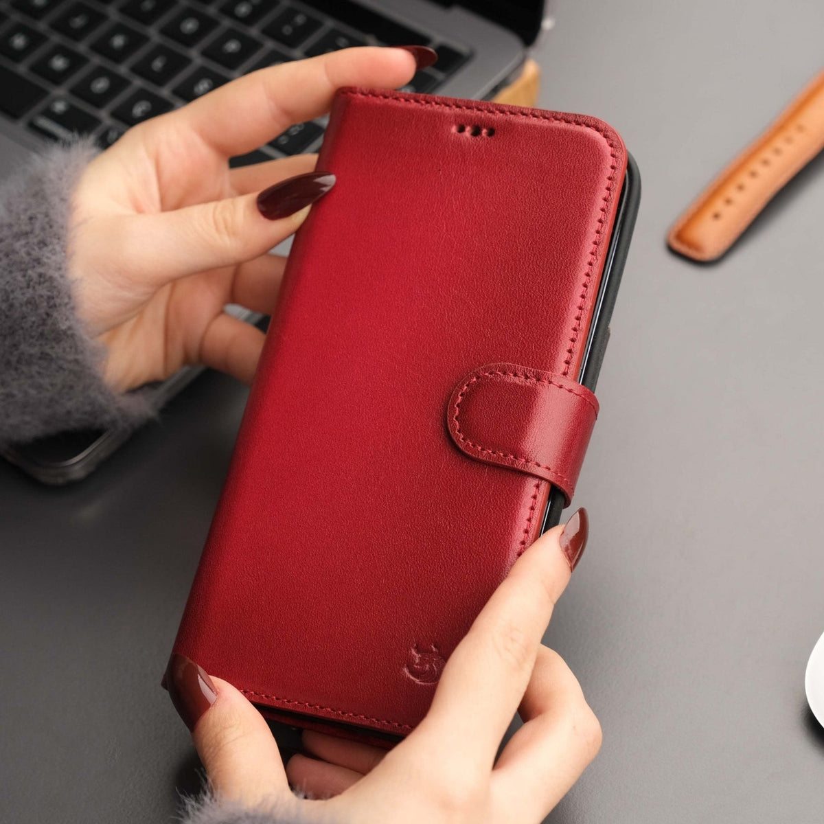 Casper iPhone 16 Pro Max Wallet Case Leather MagSafe