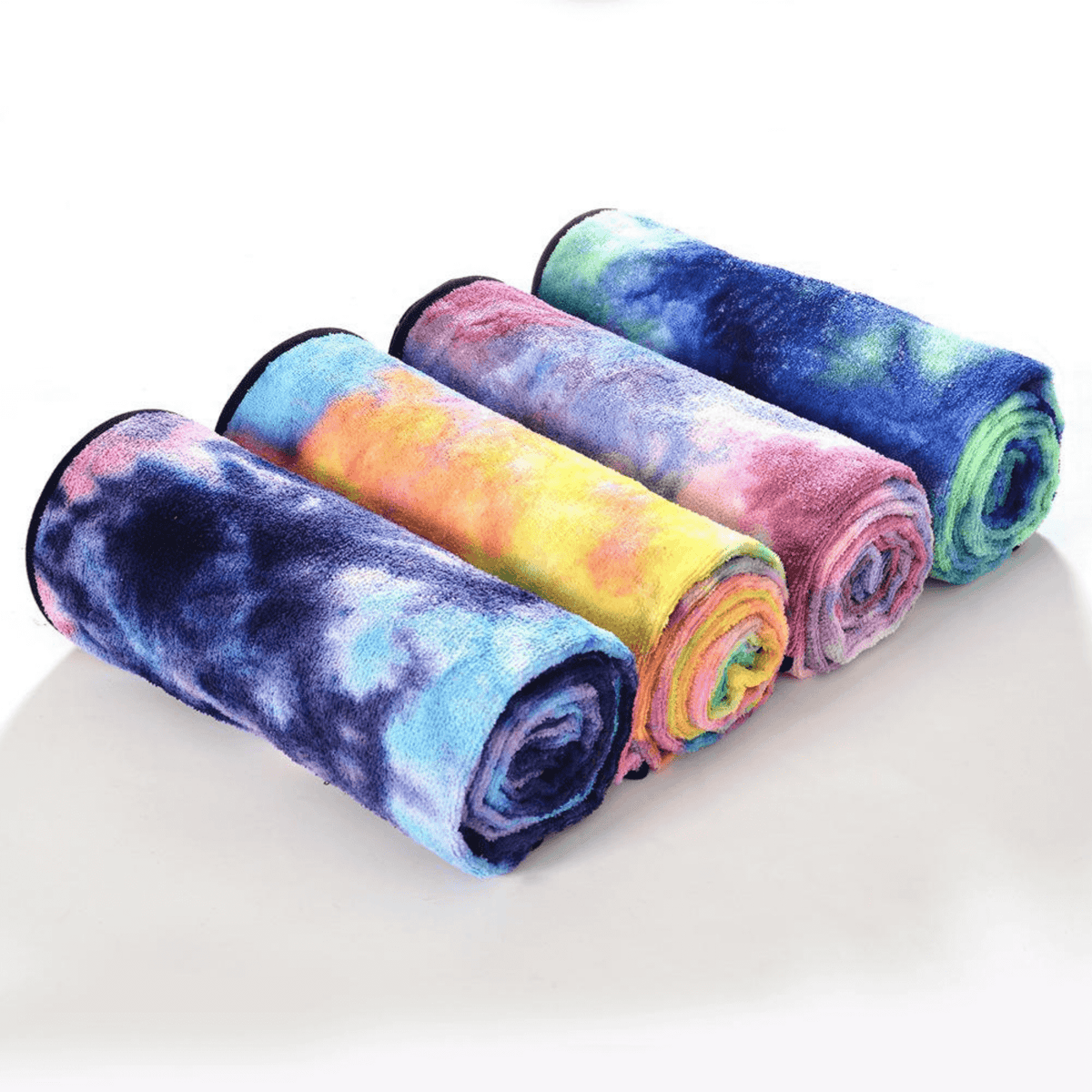 JupiterGear Tie Dye Yoga Mat Towel with Slip-Resistant Grip Dots