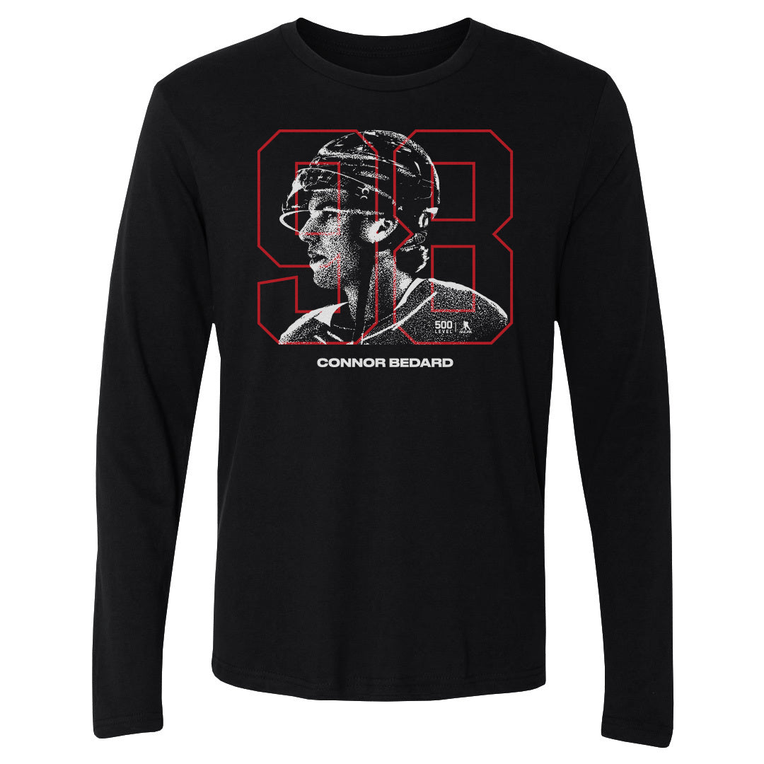 Connor Bedard Chicago Overlay WHT