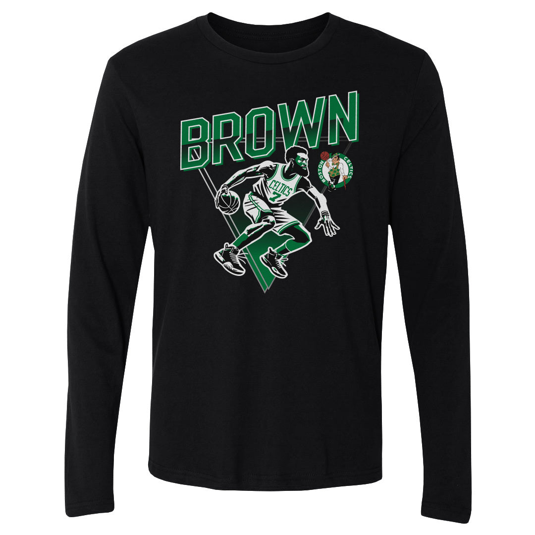 Jaylen Brown Boston Celtics Triangle WHT