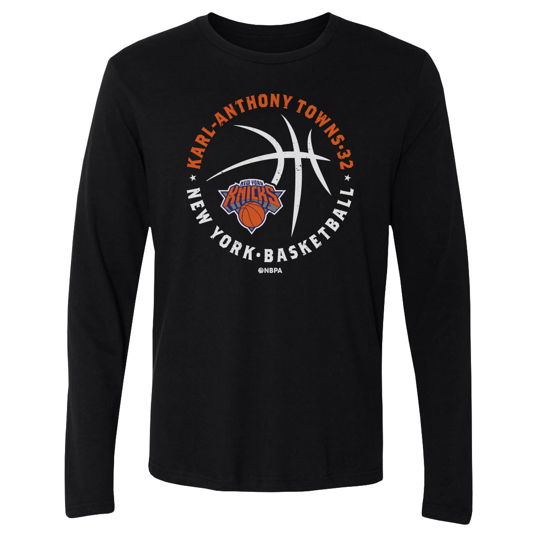 Karl-Anthony Towns New York Knicks Player Ball WHT