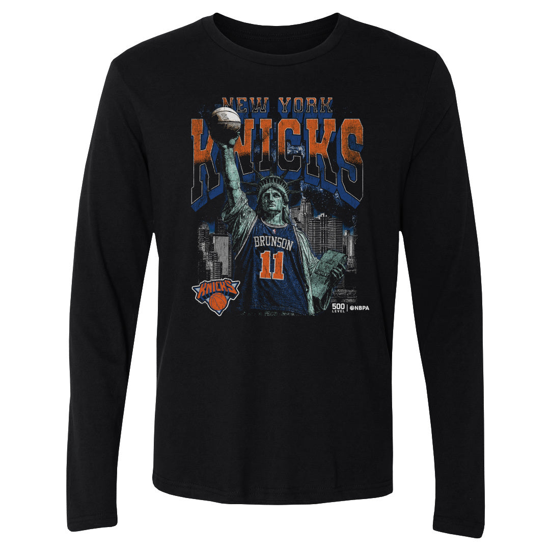 Jalen Brunson New York Knicks Statue Of Liberty WHT