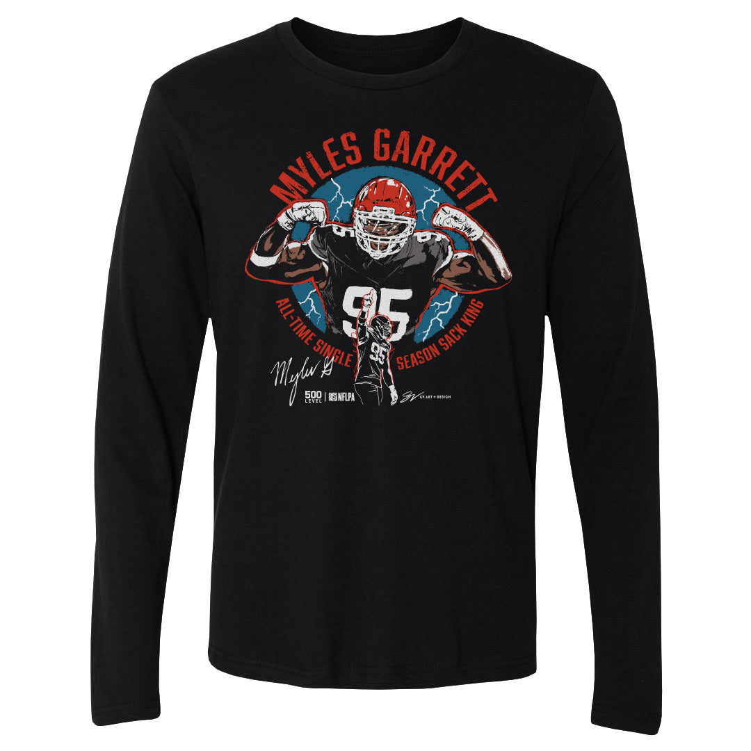 Myles Garrett Cleveland All-Time Sack King WHT