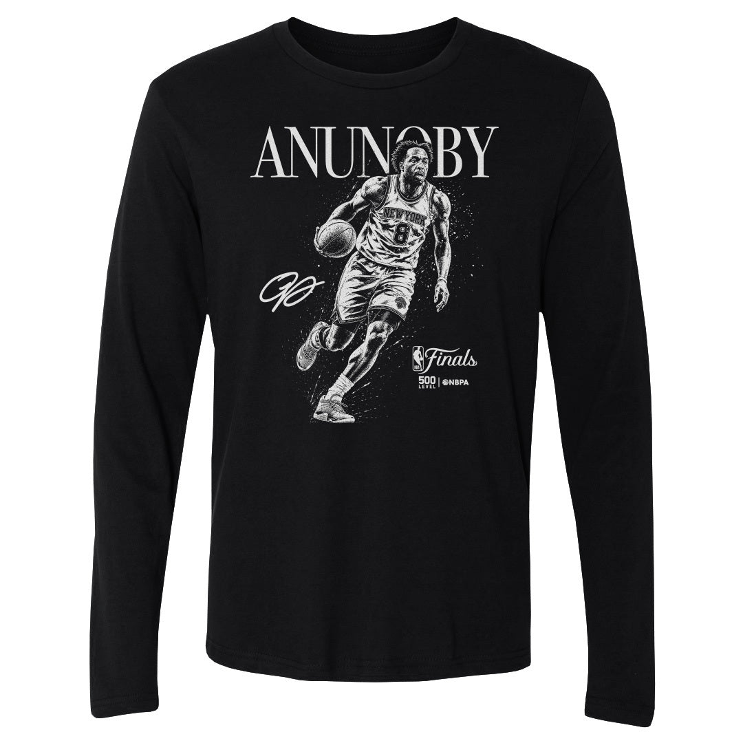 OG Anunoby New York Knicks NBA Finals 2026 Mono WHT