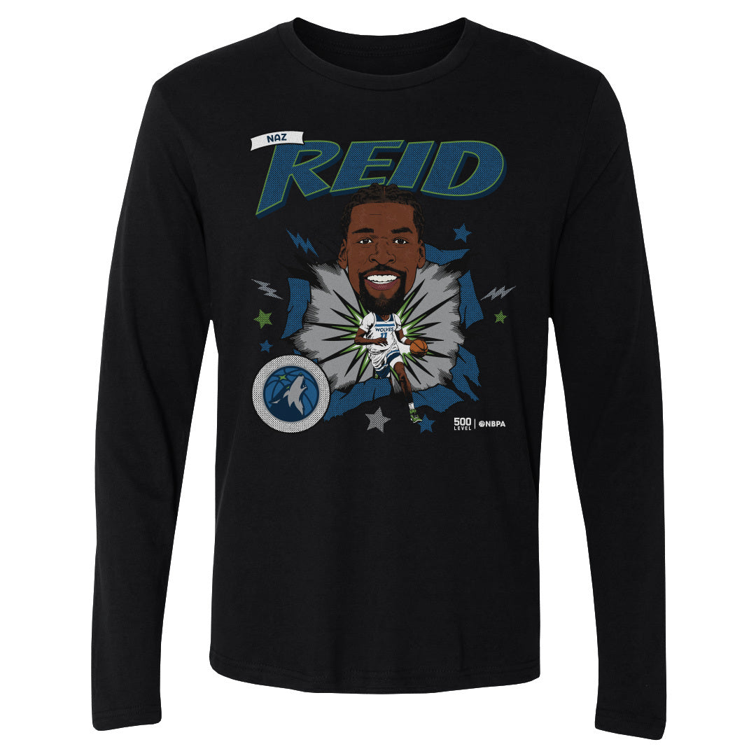 Naz Reid Minnesota Timberwolves Caricature WHT