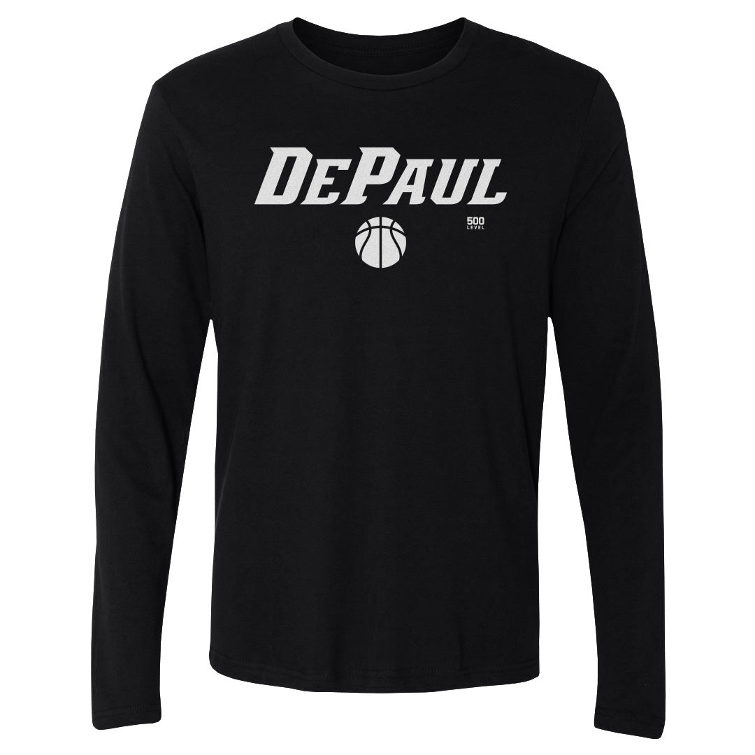 DePaul Blue Demons Basketball Minimalist WHT