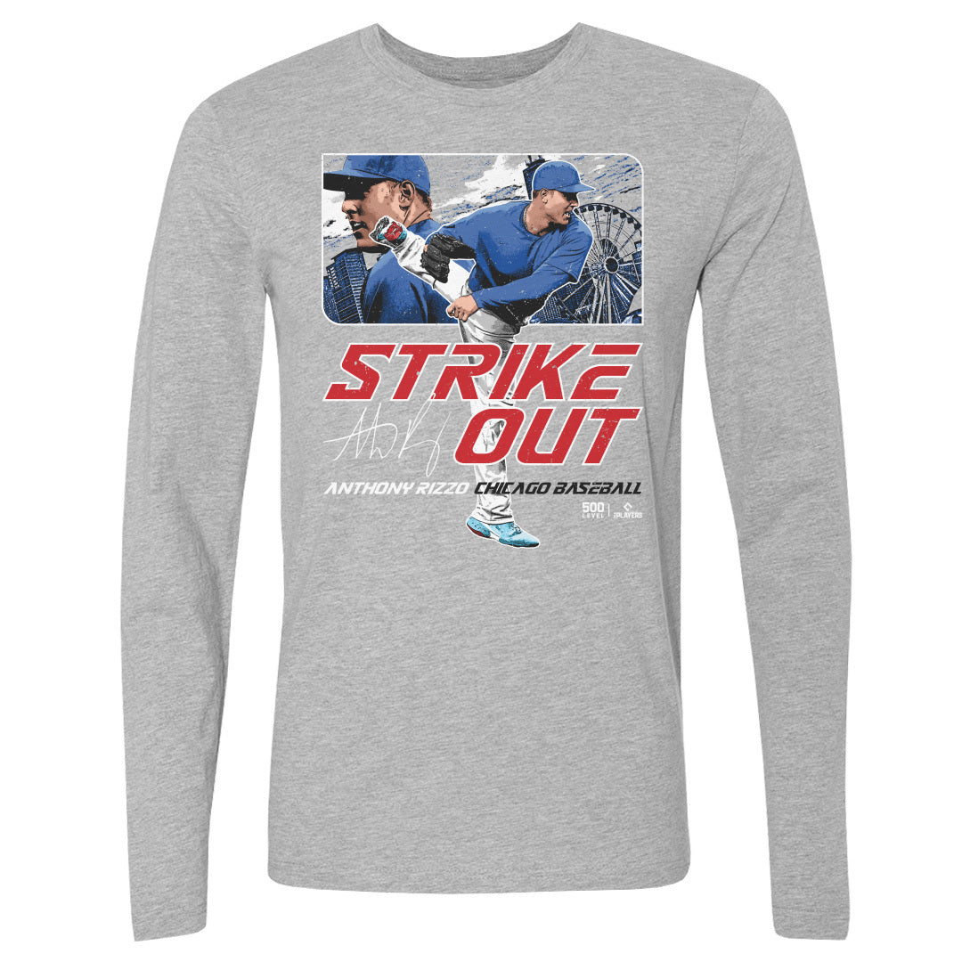 Anthony Rizzo Chicago C Strikeout WHT