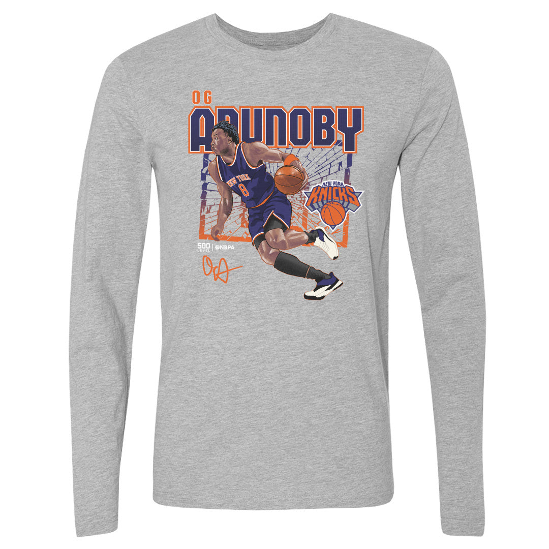 OG Anunoby New York Knicks Shattered WHT