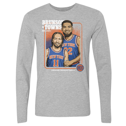 Jalen Brunson & Karl-Anthony Towns New York Knicks Step Brothers WHT