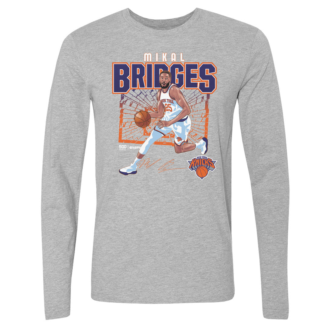 Mikal Bridges New York Knicks Shattered WHT