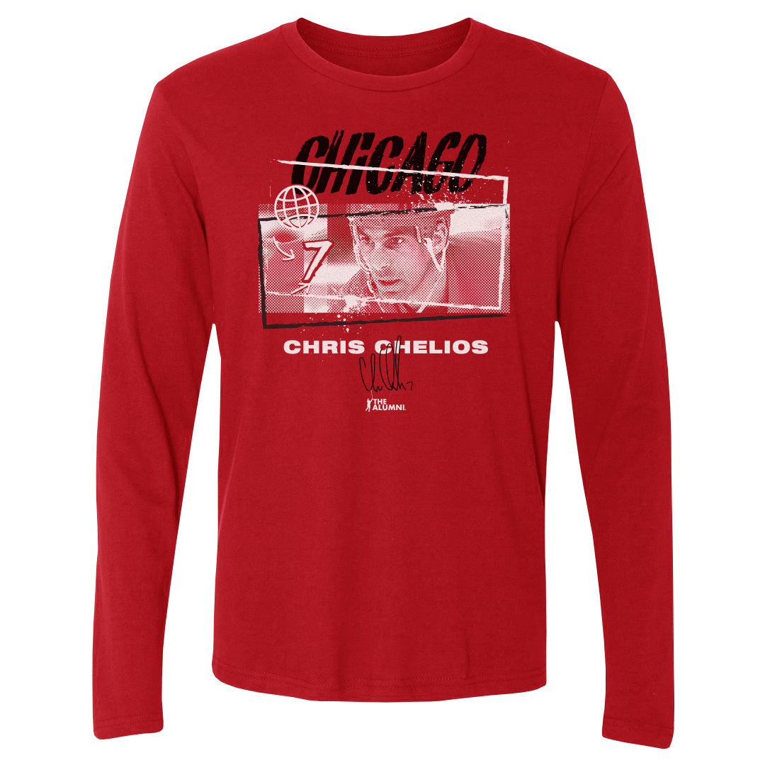 Chris Chelios Chicago Tones WHT