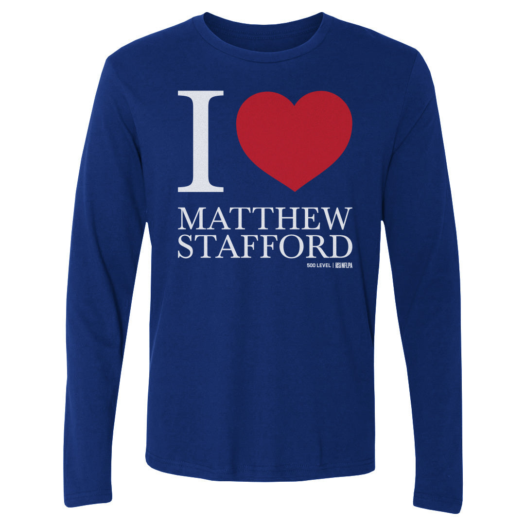 Matthew Stafford Los Angeles R I Love WHT