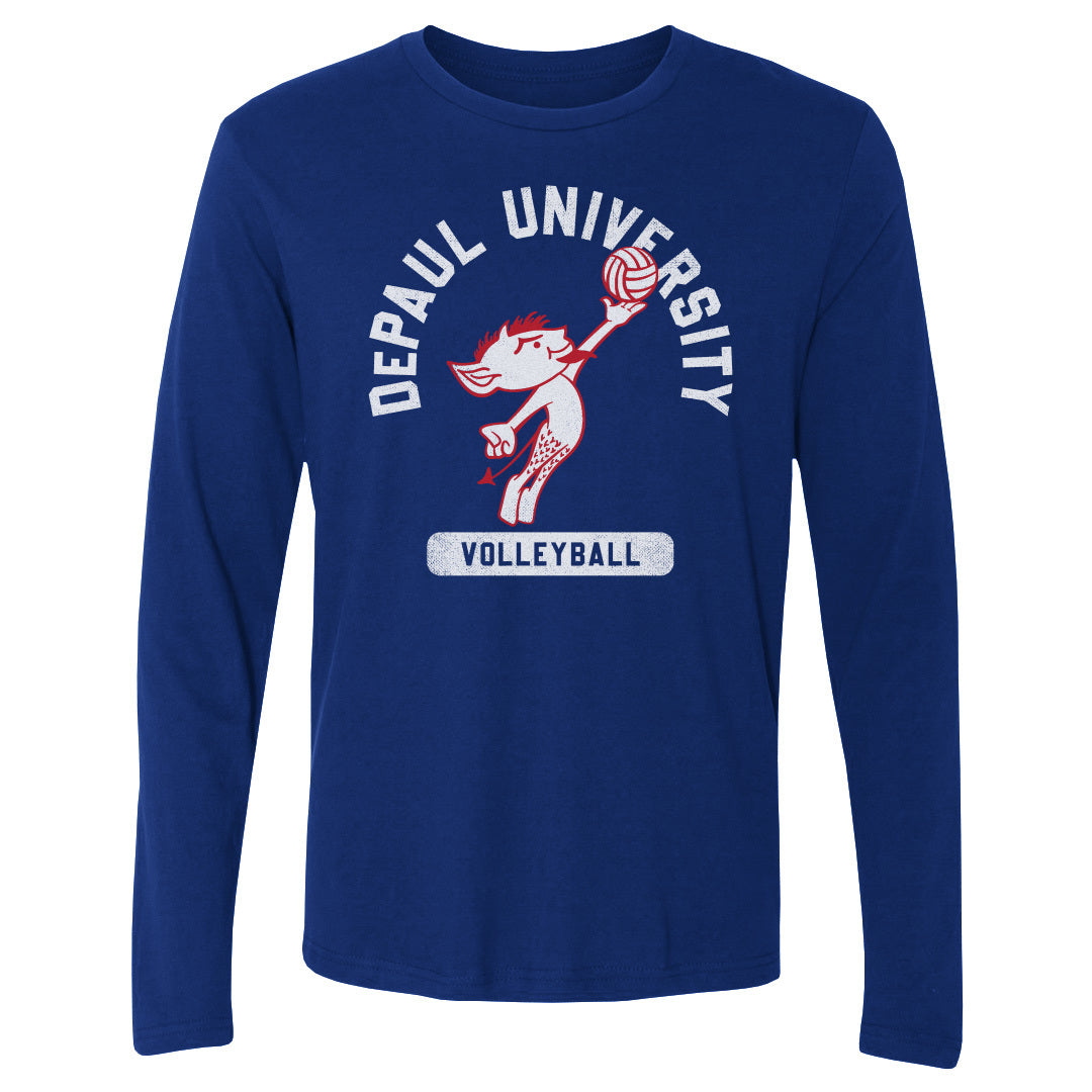 DePaul Blue Demons Billy Volleyball WHT
