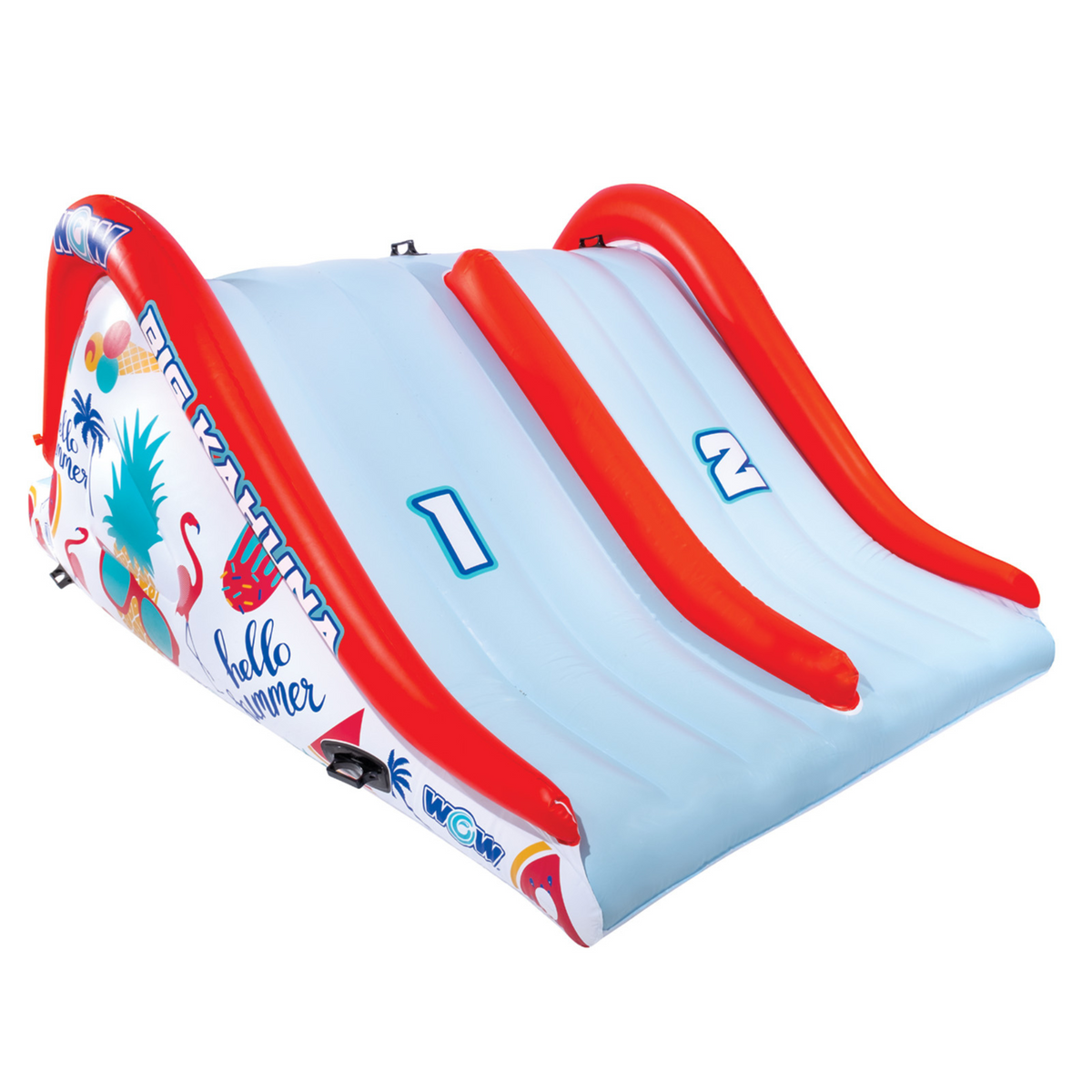 WOW Sports Big Kahuna Two-Lane Slide for In-Ground Pools
