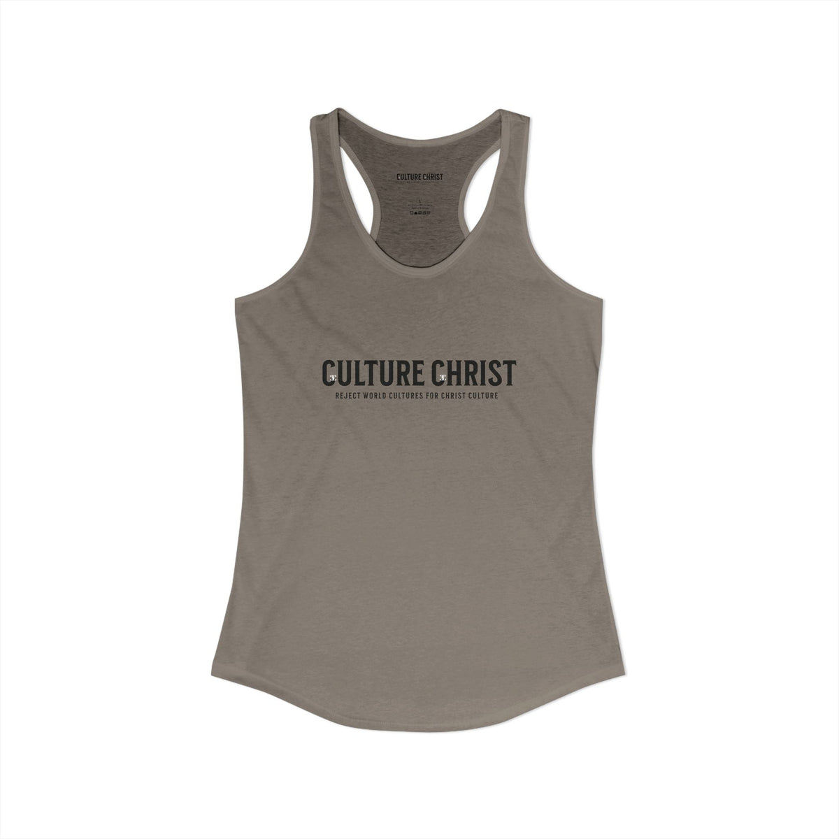 Women's Ideal Racerback Tank, wear your faith
