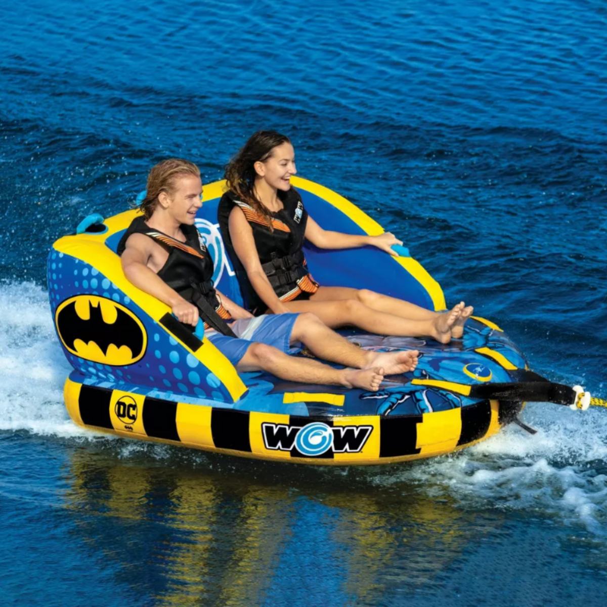 WOW Sports DC Comics Batman 2-Person Bubba Soft Top Towable
