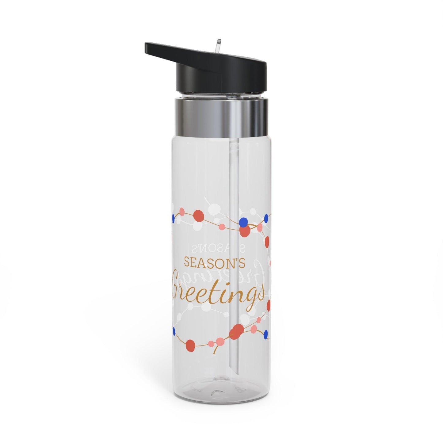 Season's Greetings With Strings Of Colored Christmas Holiday Lights Kensington Tritan™ Sport Bottle, 20oz