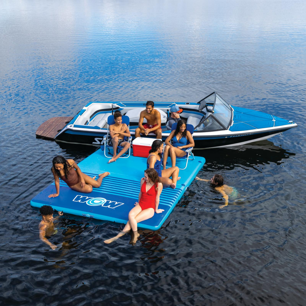 WOW Watersports 10'x8'x6" Drop Stitch Vacation Station Dock