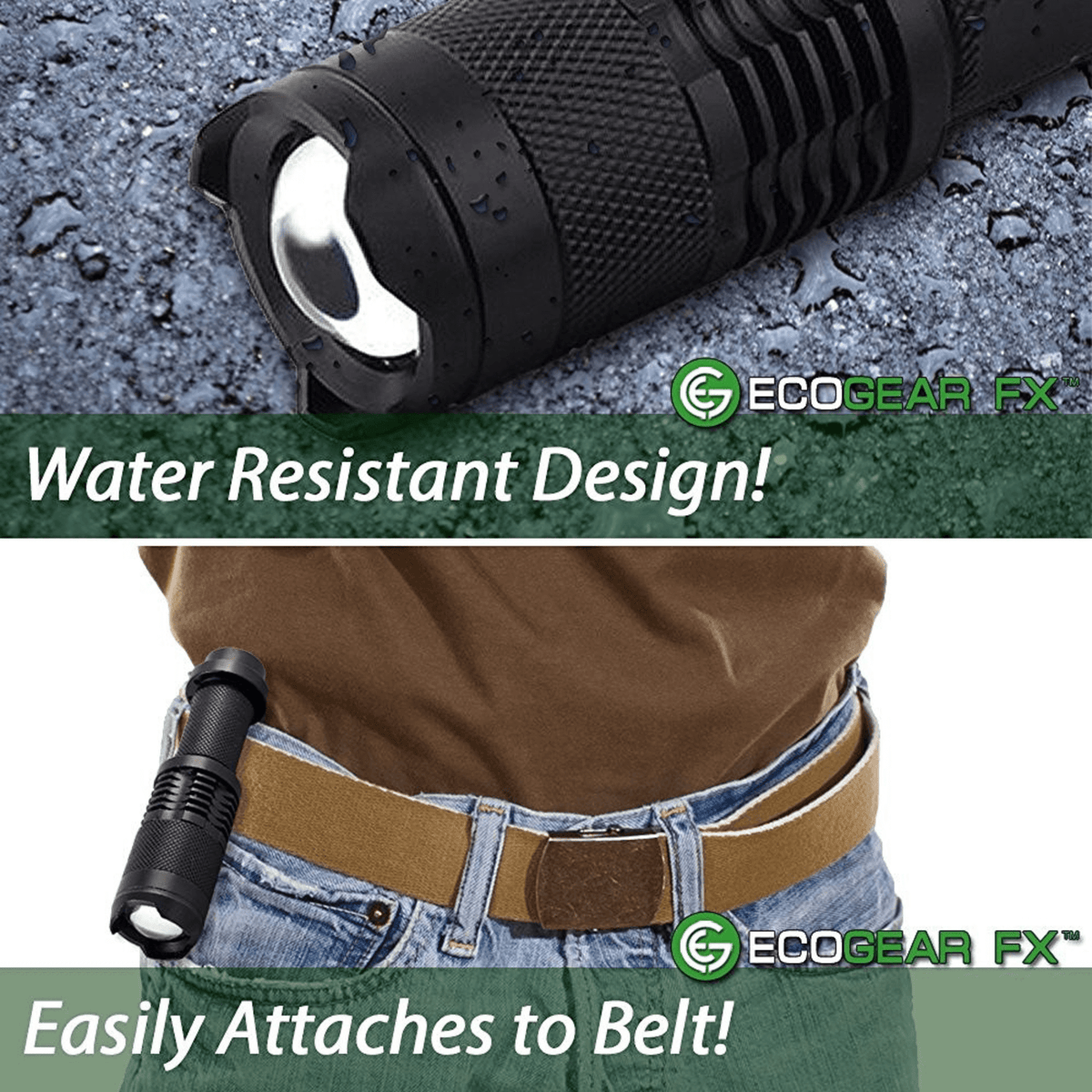 EcoGear FX E300 EDC Tactical Flashlight