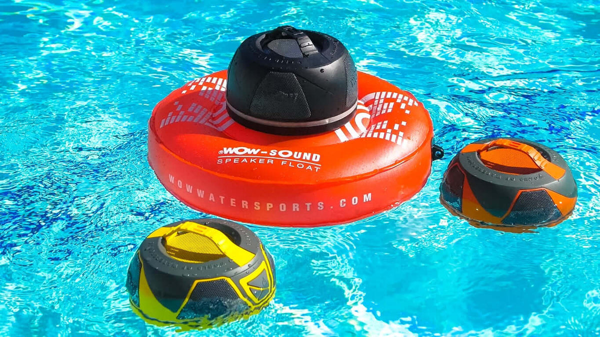 WOW Sports WOW-SOUND Floating Waterproof Stereo Bluetooth Speaker