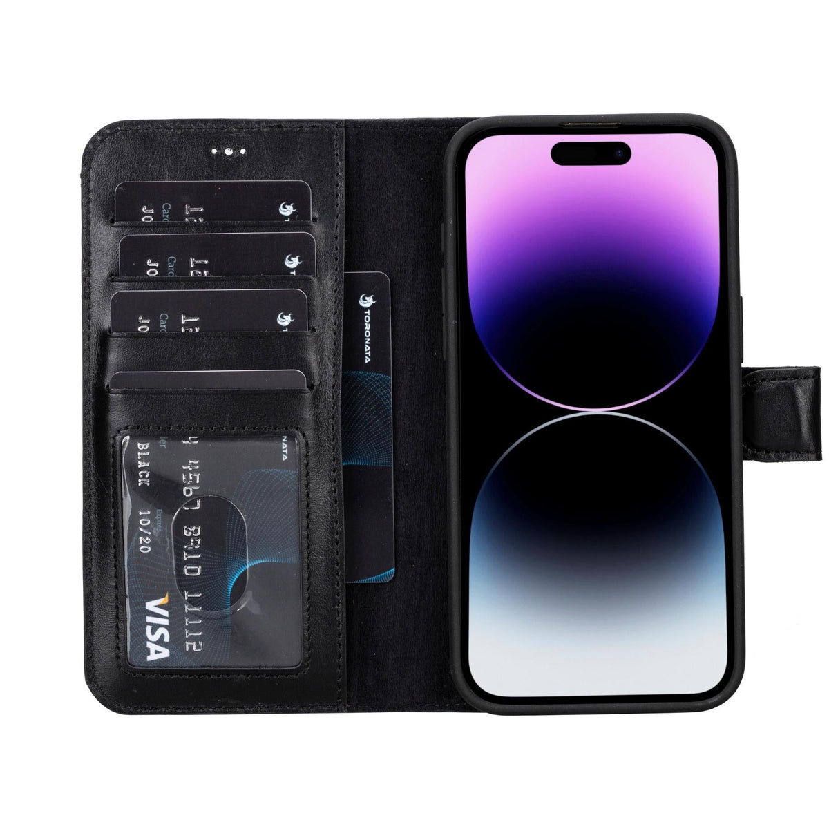 Casper iPhone 14 Series Detachable Leather Wallet Case