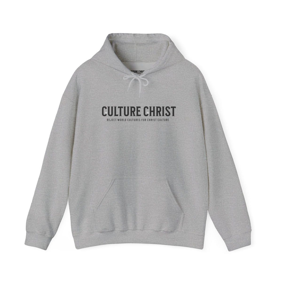 Culture Christ Hoodie — Minimal Christian Faith Pullover