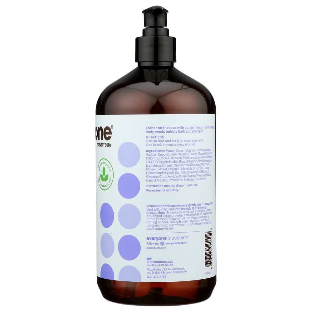 EO PRODUCTS: Everyone 3in1 Lavender+Aloe Soap 32ozMulti-Purpose|Gentle