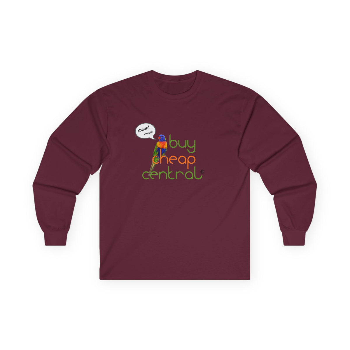 Unisex Long Sleeve Tee - Shop Black, Buy Cheap, Trendy Gift for Shoppers, Sustainable Fashion, Everyday Wear, Casual Style