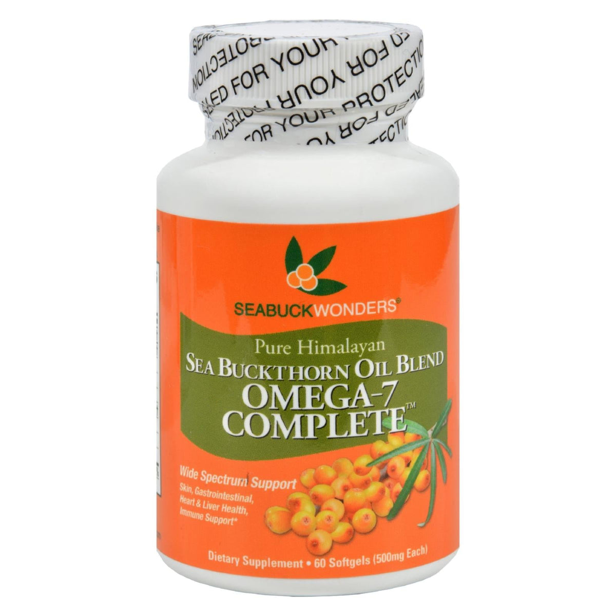 Sea Buckthorn Omega 7 Complete - 500mg - 60 Softgels