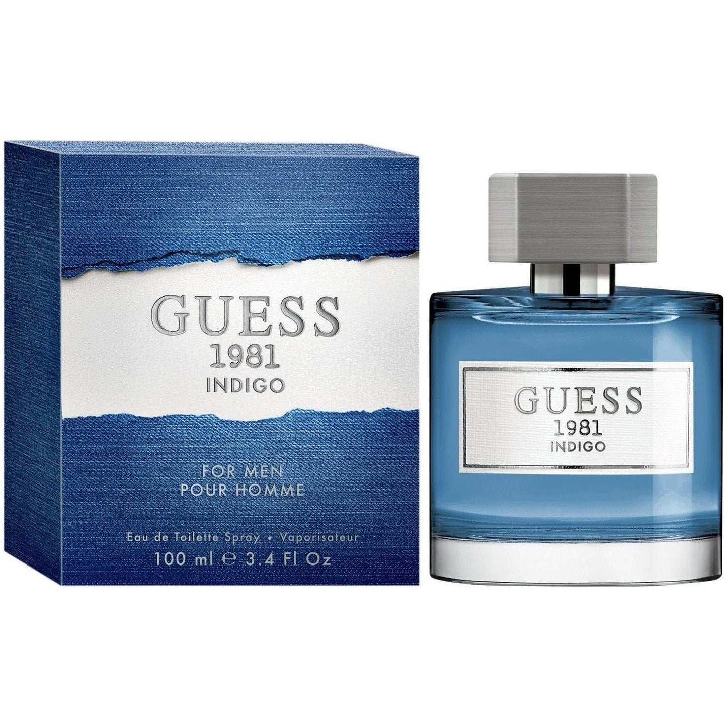 Guess 1981 Indigo by Guess for Men EDT Spray 3.4 oz