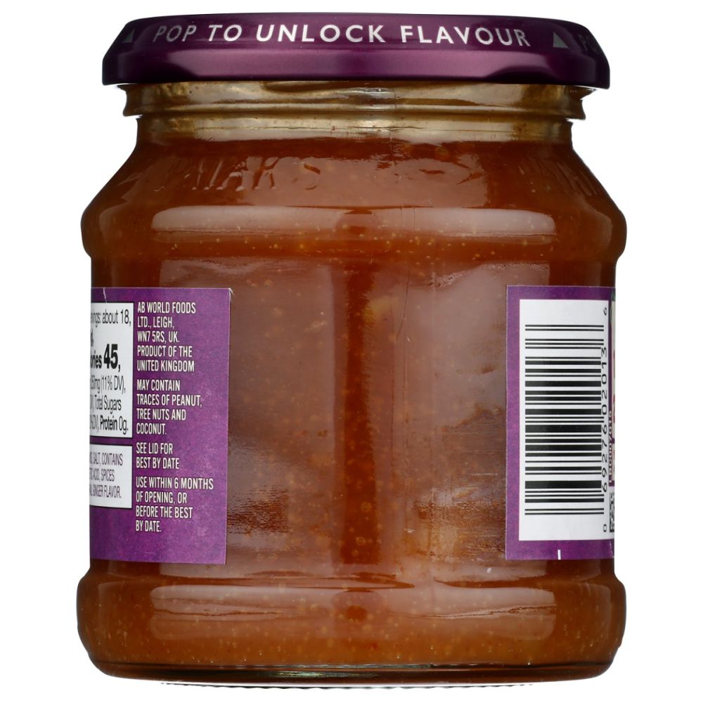 PATAK'S: Major Grey Chutney Sweet Mango Preserve with Ginger, 12 oz