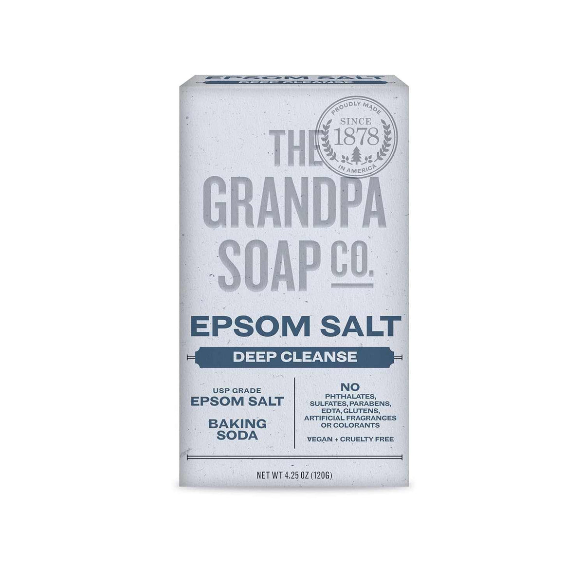 GRANDPAS: Soap Bar Epsom Salt, 4.25 oz