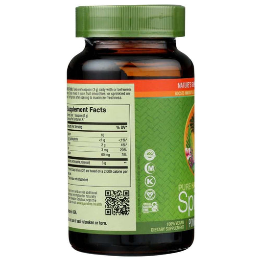NUTREX: Hawaii Spirulina Pacifica Pure Hawaiian Nature's Multi-Vitamin Powder, 5 oz