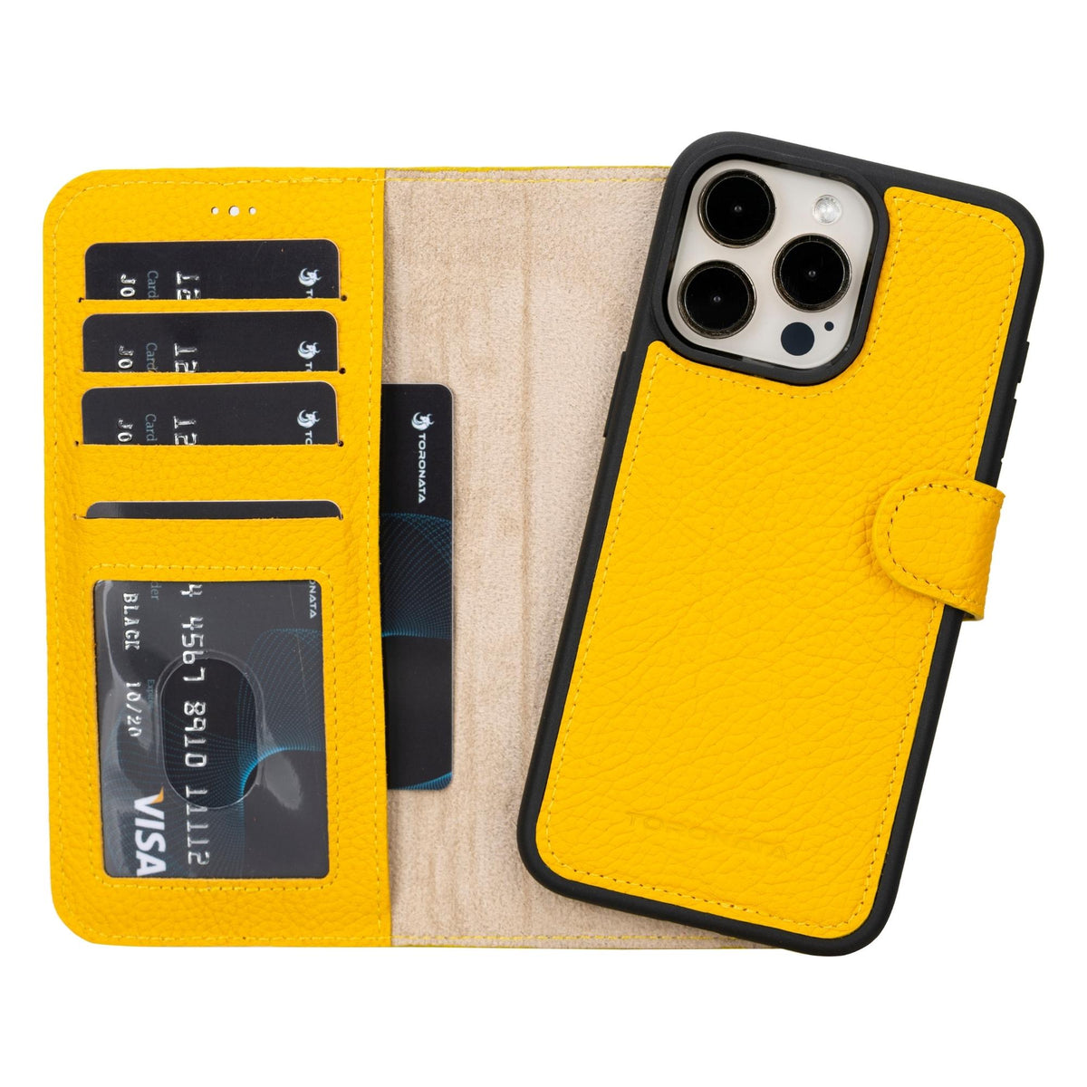 Casper iPhone 14 Series Detachable Leather Wallet Case
