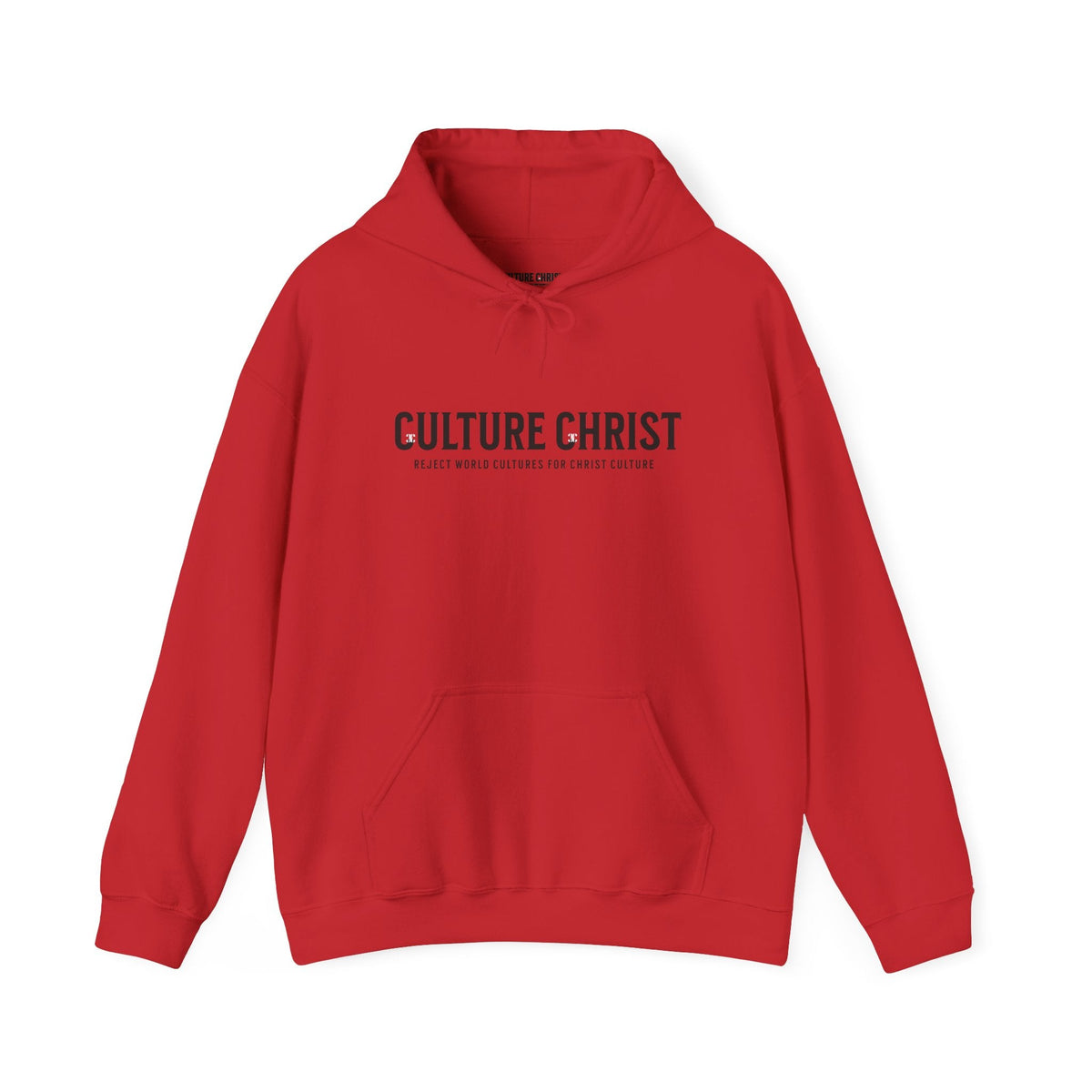 Culture Christ Hoodie — Minimal Christian Faith Pullover