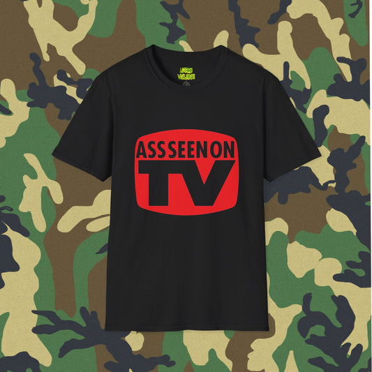 đș Ass Seen On TV T-Shirt: The Softstyle Chaos Tee đ
