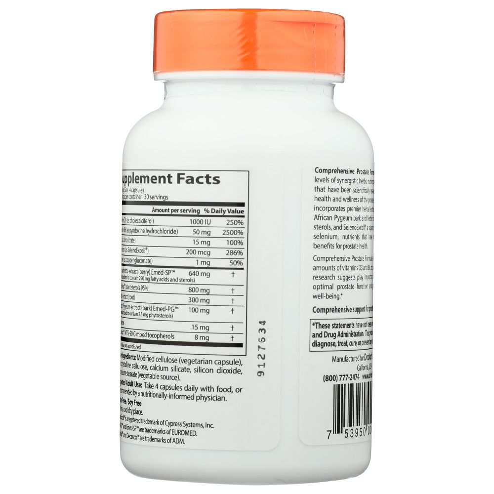 Comprehensive Prostate Formula - Supports Prostate Wellness 120 vc