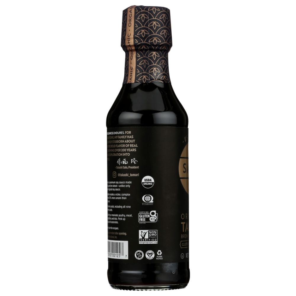 SAN-J: Organic Wheat Free Tamari Soy Sauce, 10 fo