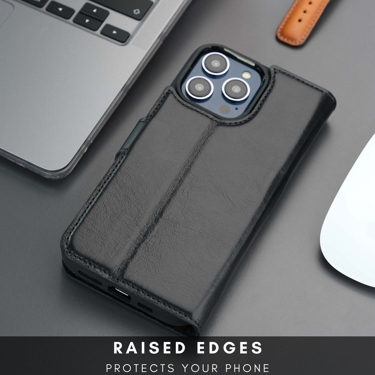 Casper iPhone 16 Pro Wallet Case Leather MagSafe