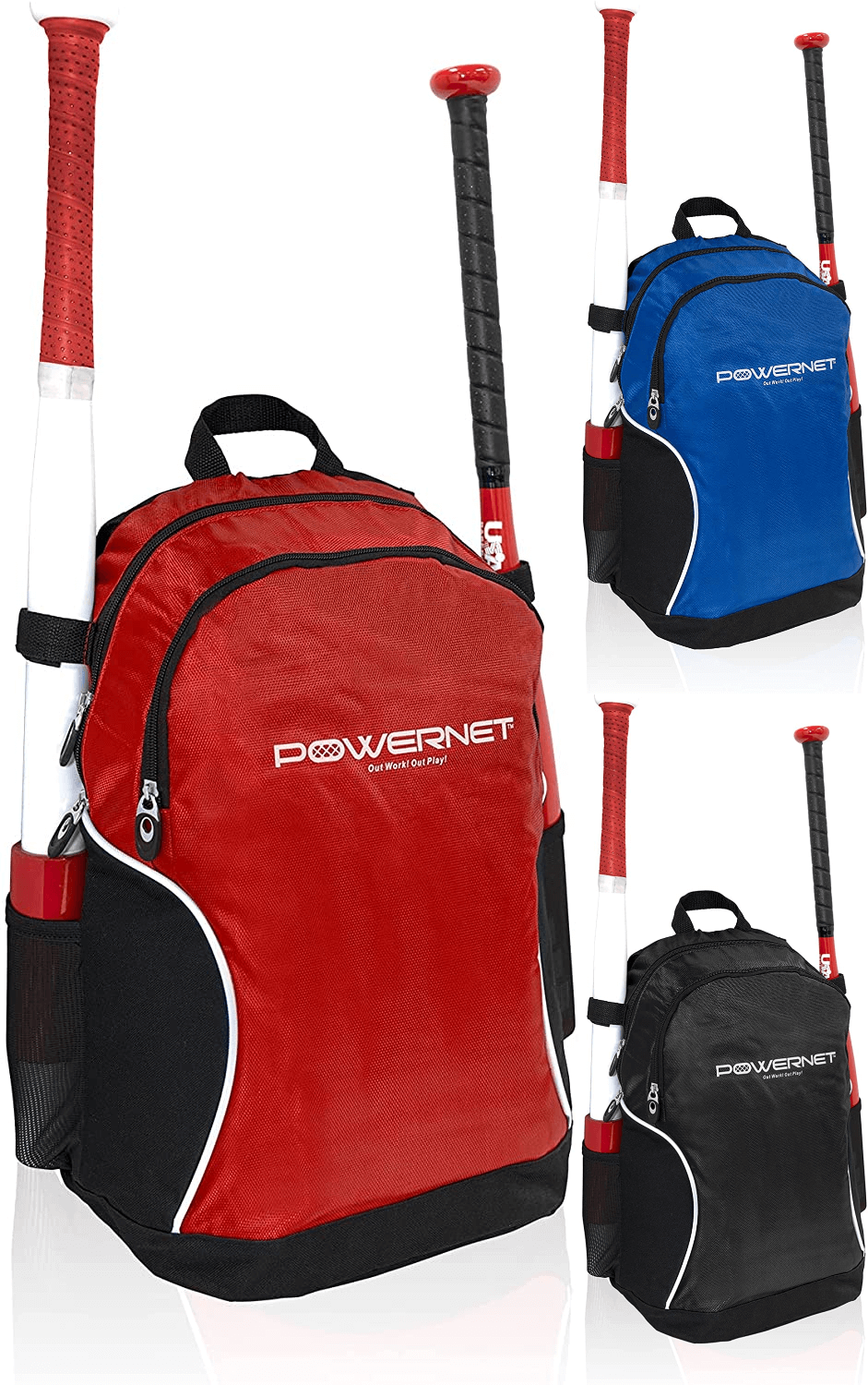 PowerNet Baseball Softball Backpack M (1048)