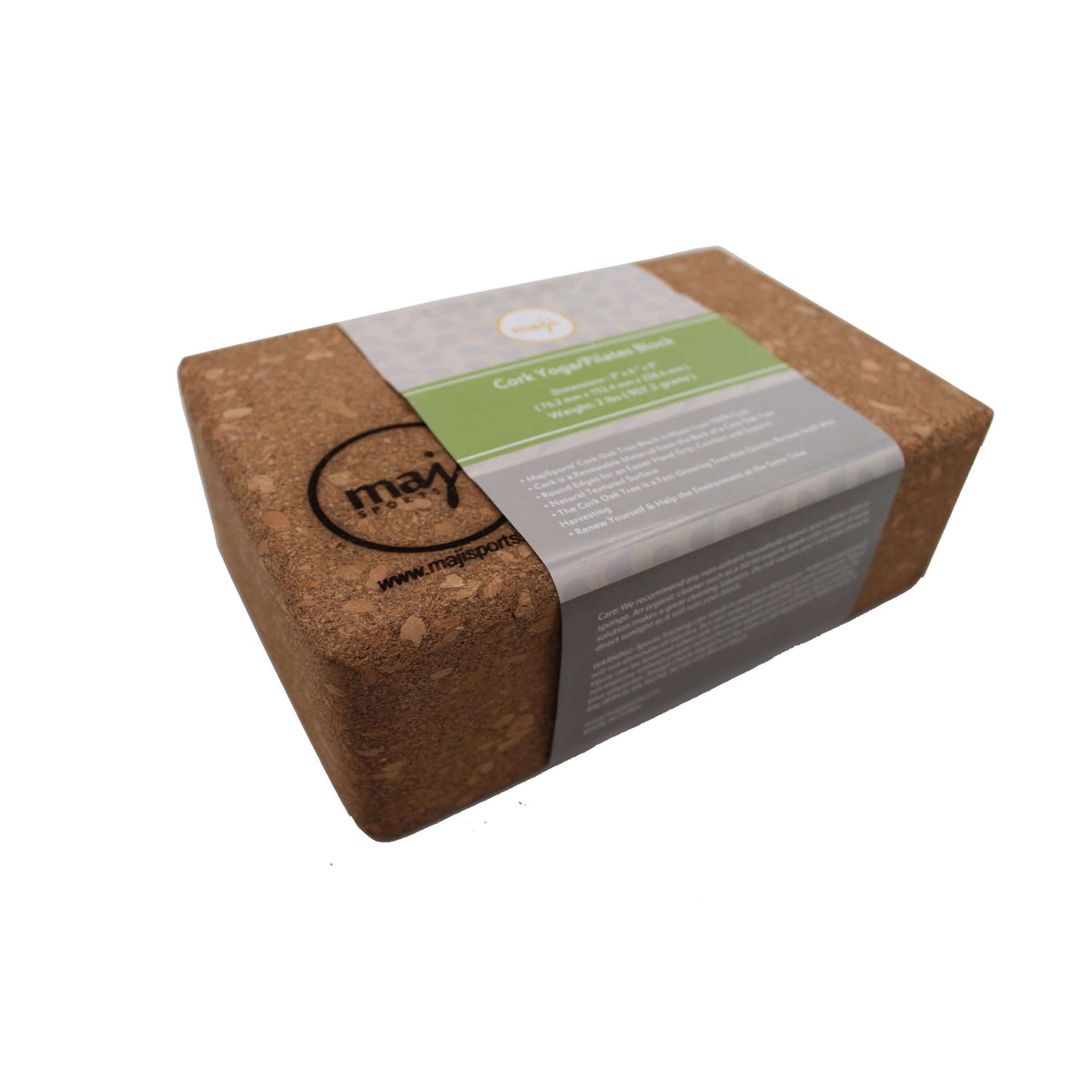 100% Cork Yoga & Pilates Block