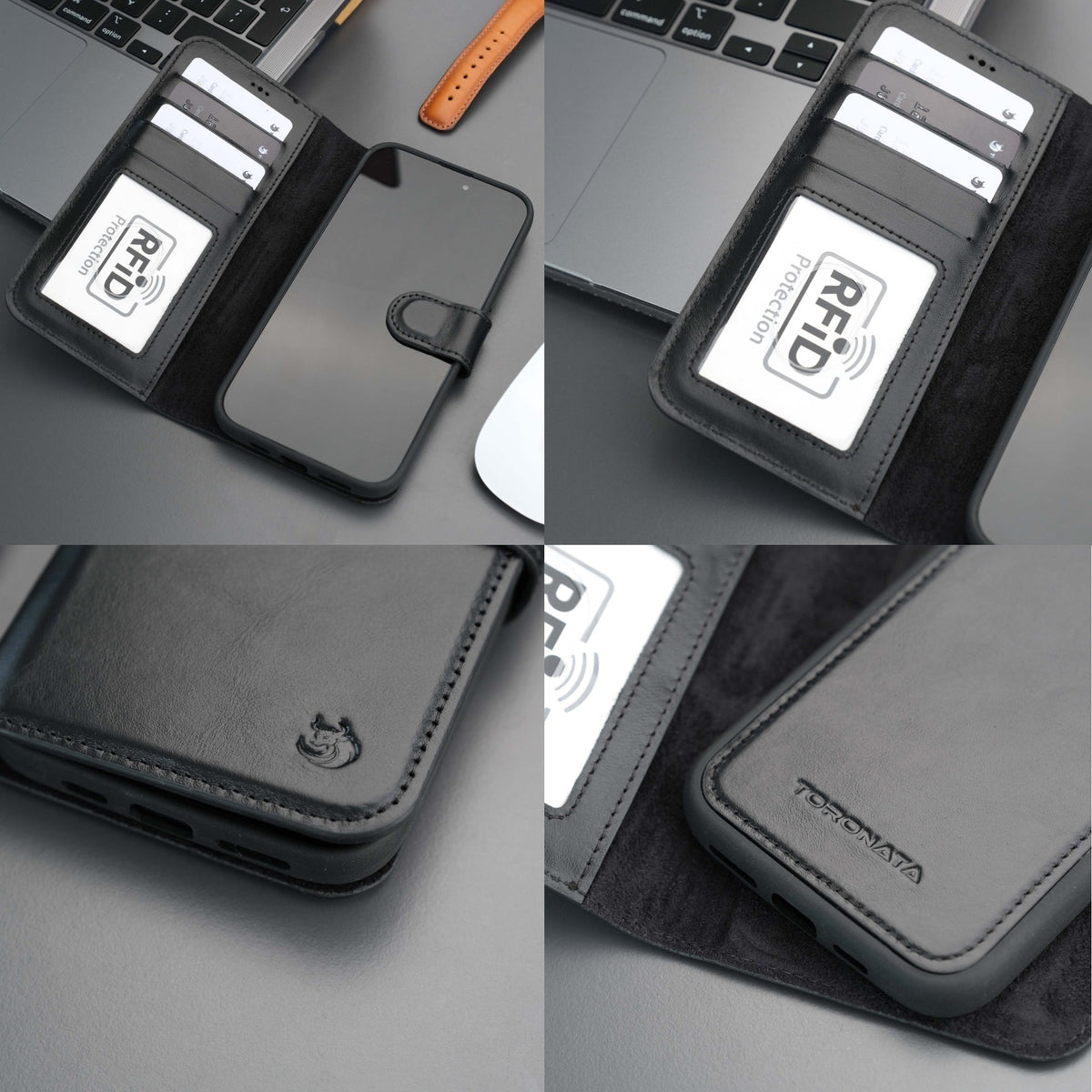 Casper Leather iPhone 14 Wallet Case | MagSafe