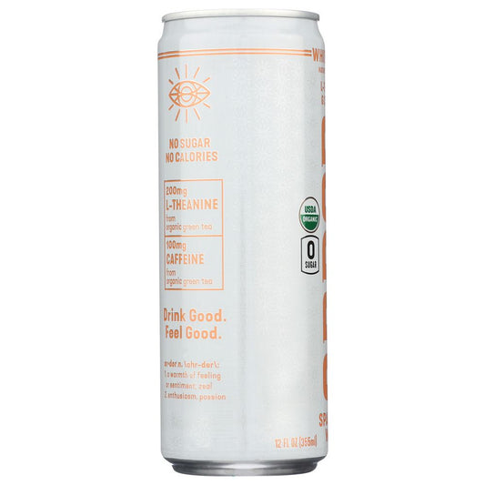 ARDOR ORGANIC INC: Water Sprkl White Peach, 12 fo