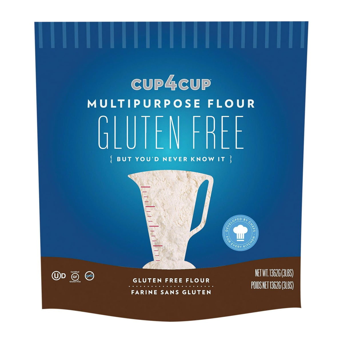 Cup 4 Cup Original Flour Blend - 6 Pack, 3 lbs Each