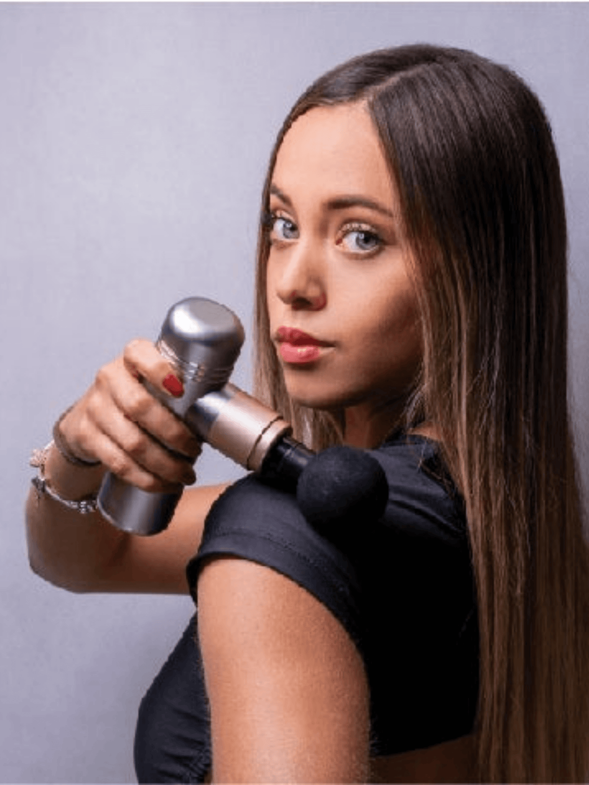 Bella2Bello G9 Mini Massage Gun (Silver)